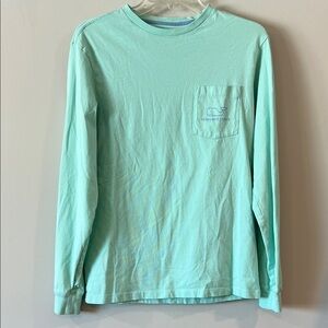 Vineyard Vines - XS, Light Mint Green Long Sleeve Tee